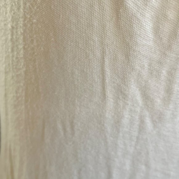 KLD Signature Sleeveless Waterfall Cardigan Cover Up Gray White Lt Blue Sz M - Picture 6 of 12